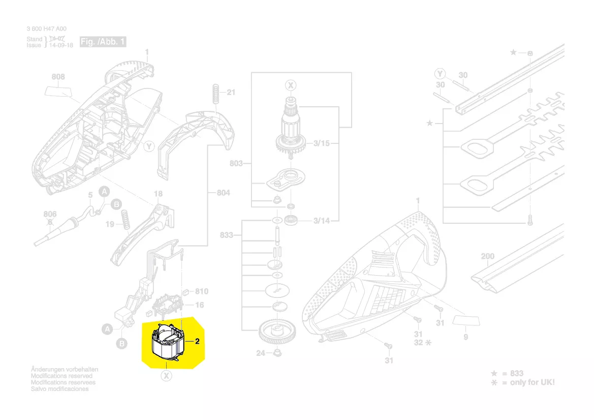 Stator réf. 2 609 004 030 BOSCH